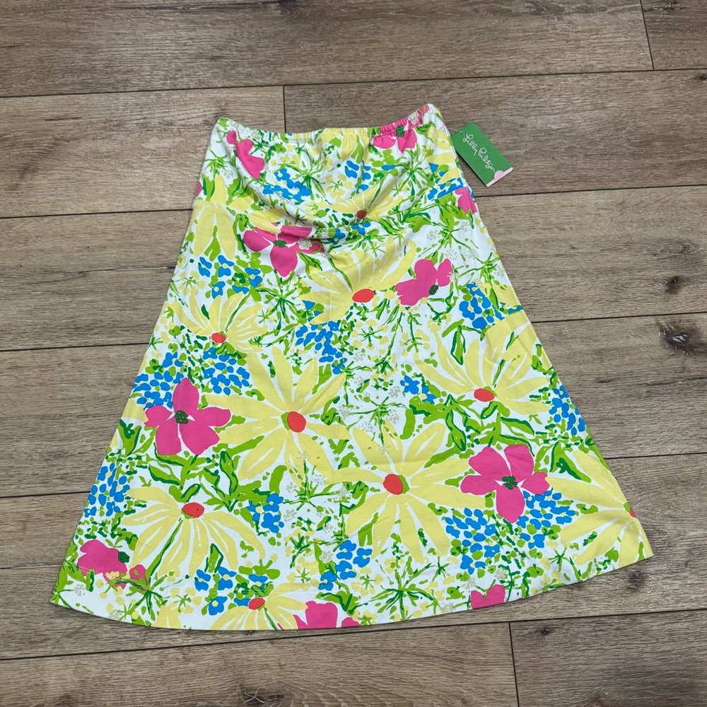 NWT Lilly Pulitzer Delphina Strapless Dress‎ size Medium